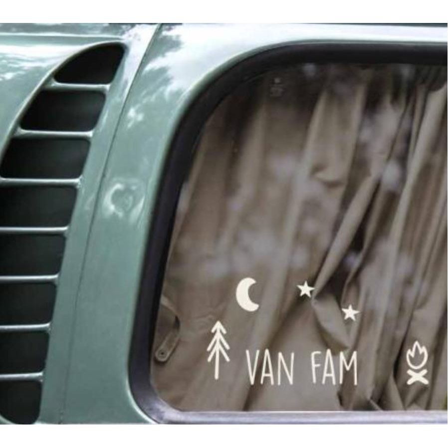 Custom Camper Van  Caravan Name Sticker