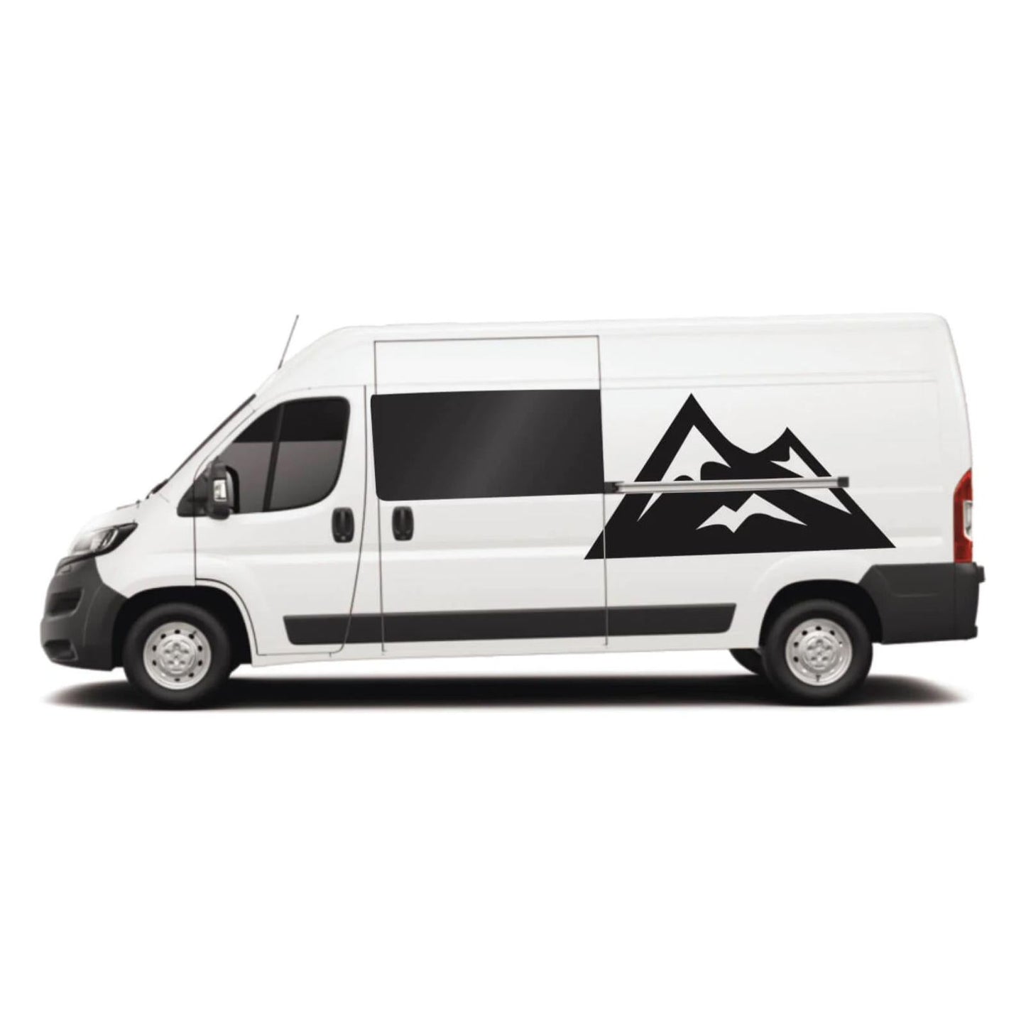 Campervan Decal - Mountain1 x 2 -  Lettering Stickers Decal Graphic