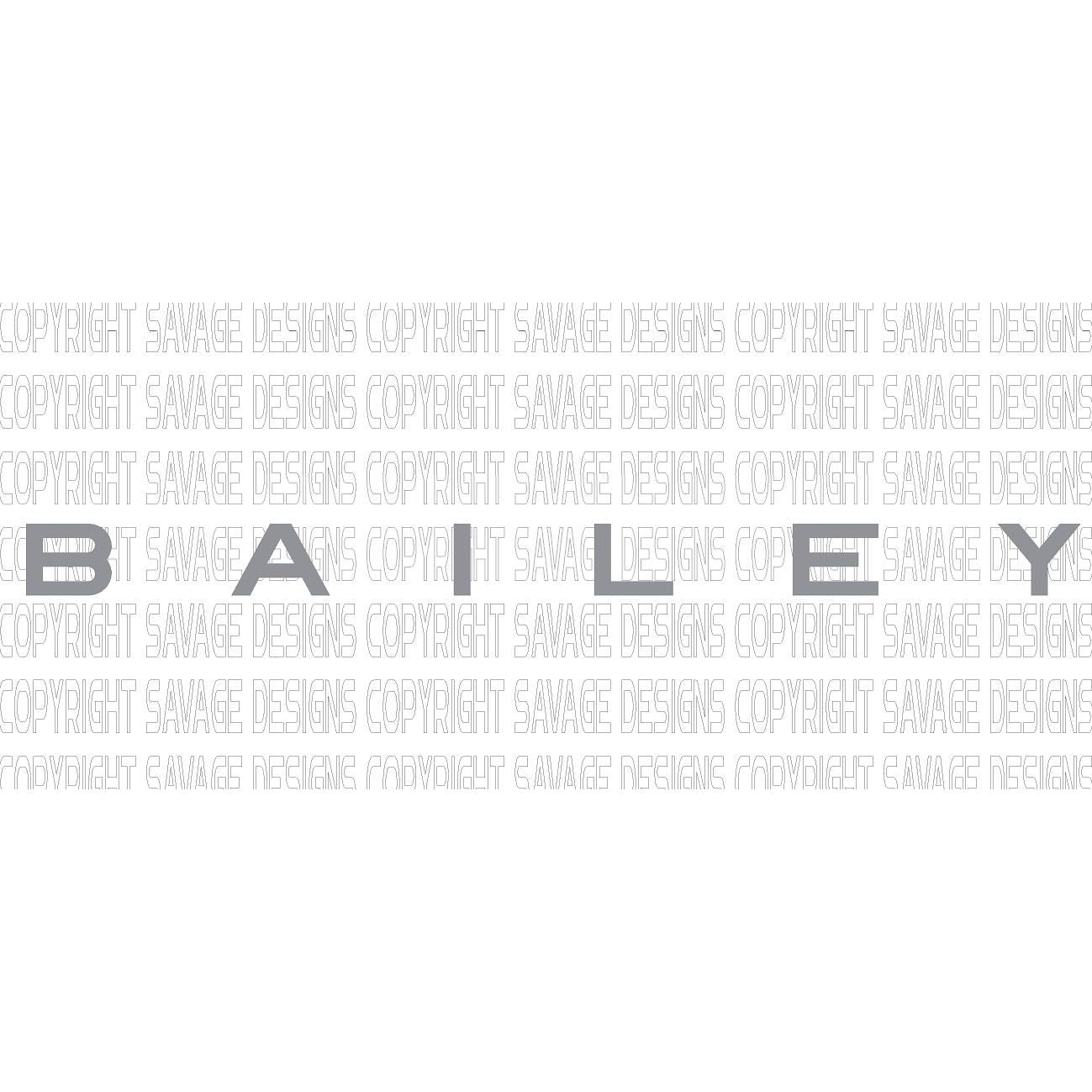 1 x Grey Bailey Motorhome / Caravan Decal / Stickers STICKER / Any Size