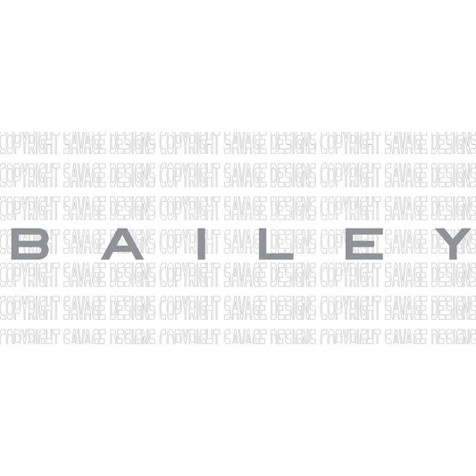 1 x Grey Bailey Motorhome / Caravan Decal / Stickers STICKER / Any Size