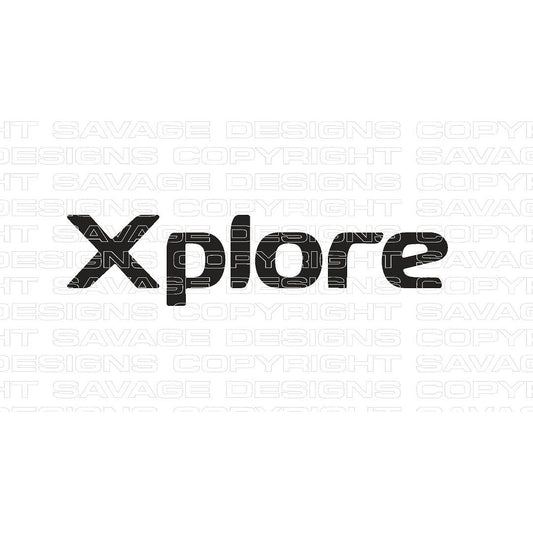 1 no. xplore / Caravan Decal/Stickers  / Any Size