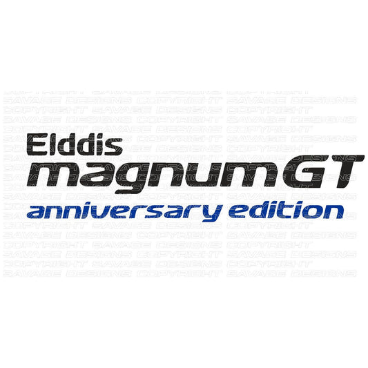 1 No Elddis Magnum GT Anniversary Edition / Caravan Decal/Stickers  / Any Size