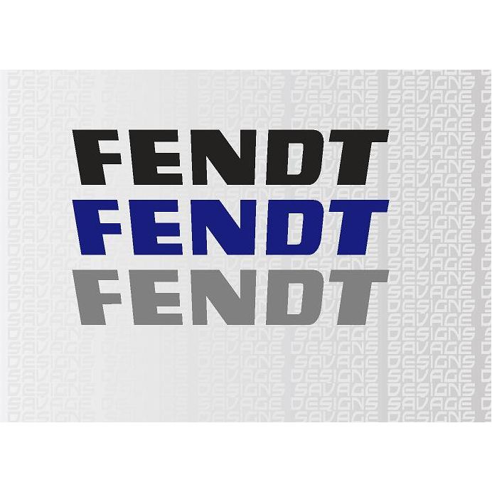 Fendt Caravan roof height decal