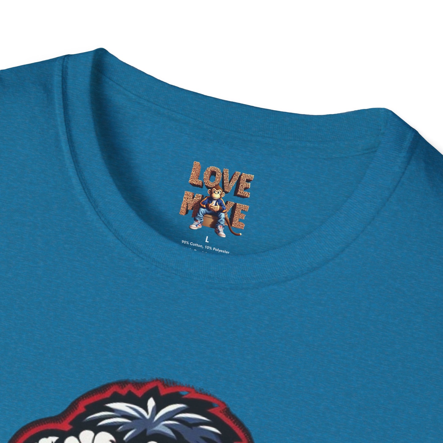 Love Monkey T-shirt, Trendy & Stylish Graphic Tee, Ideal for Everyday Wear, Fun Gift for All Ages