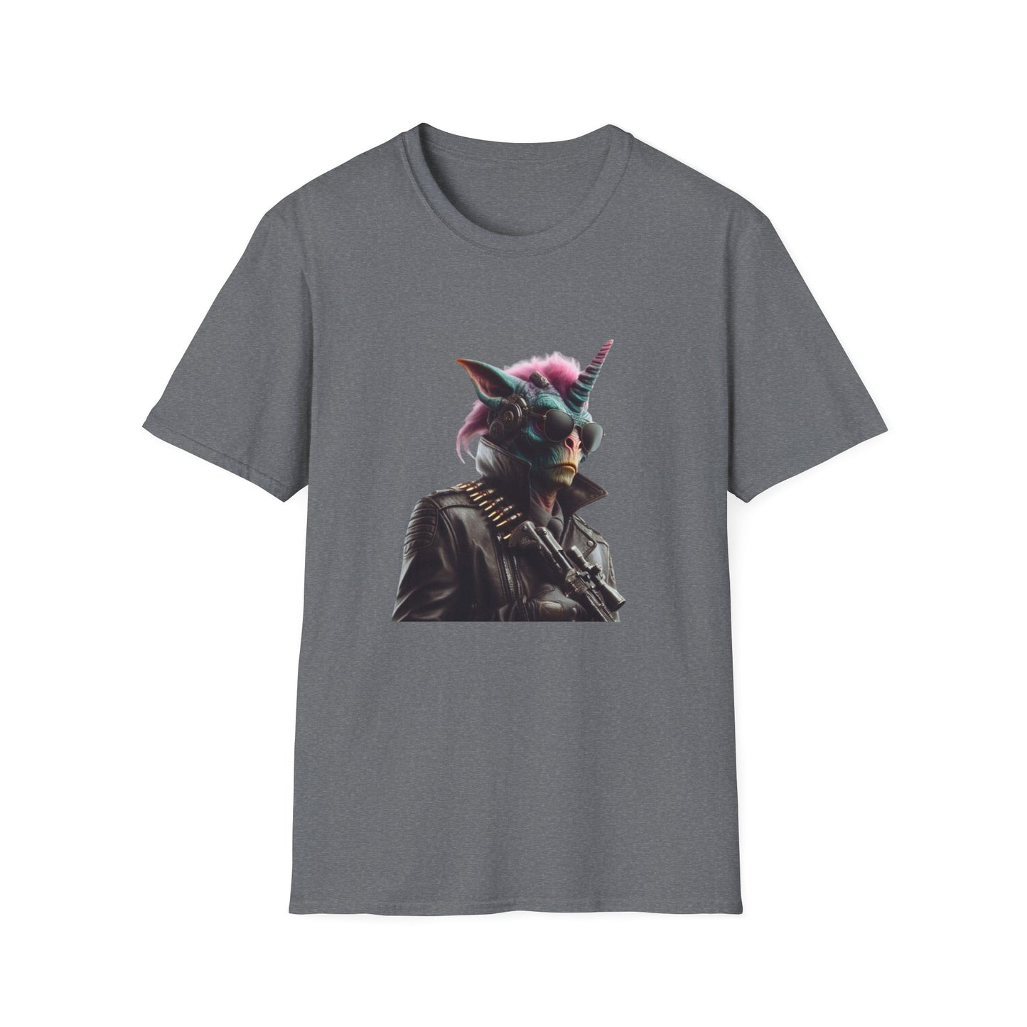 T Shirt Space Unicorn Alien Bounty Hunter - Unique Graphic Tee for Sci-Fi Lovers - Perfect Gift for Geeks