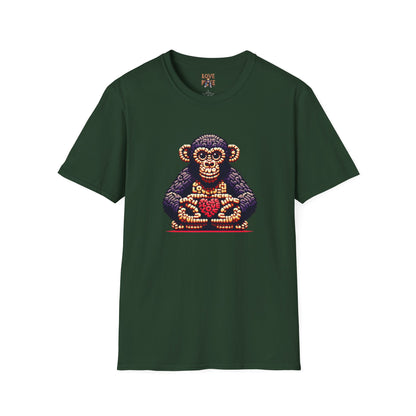 Designer Love Monkey T-Shirt - Cool Graphic Animal Top, Ideal for Casual Outfits, Designer Shirt