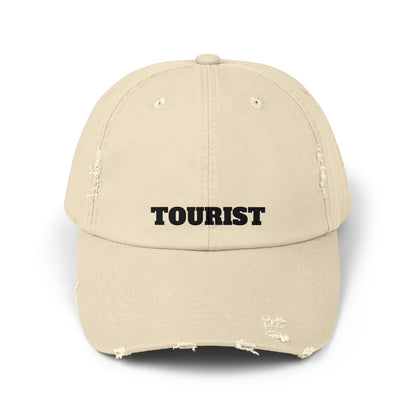 Tourist - Unisex Distressed Cap By Savage Designs