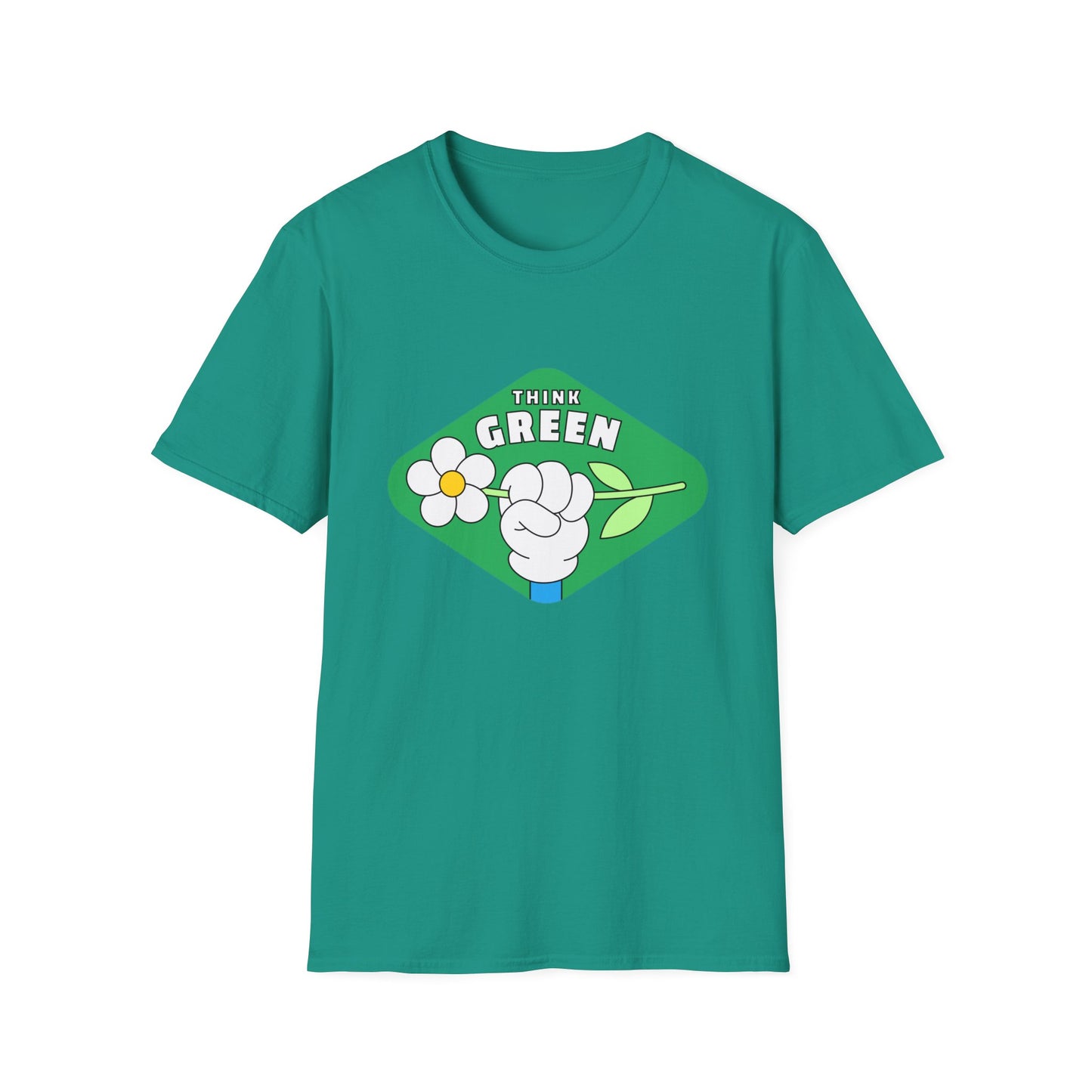 Think Green - T-Shirt - Environmentally Friendly Message