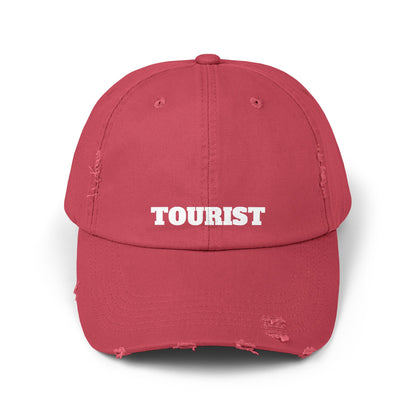 Tourist - Unisex Distressed Cap By Savage Designs