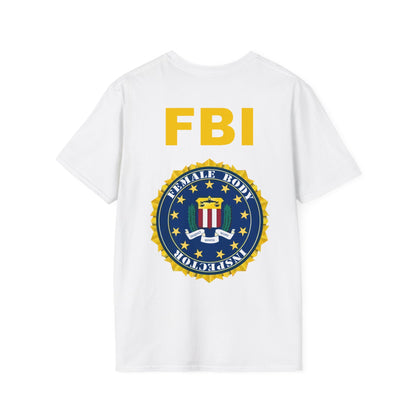 FBI - Female Body Inspector - Semi Realistic Logo