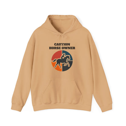 Caution Horse Owner Hoodie - Hooded Sweatshirt