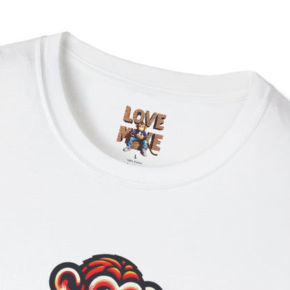 T-shirt Love Monkey Design - Cool, Stylish & Trendy - Perfect for Casual Wear - Unique Gift Idea