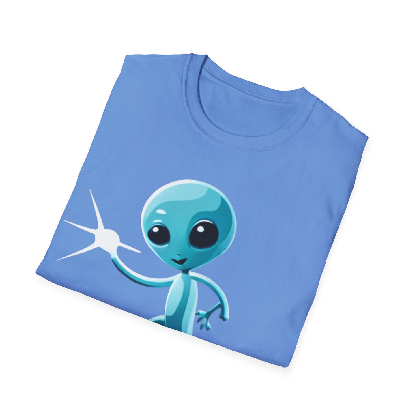 T-Shirt: Fun Loving Alien Design, Unique Graphic Tee for Casual Wear, Perfect Gift for Sci-Fi Fans