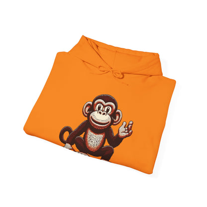 Designer Love Monkey Hoodie - Cool Graphic Animal Top, Ideal for Casual Outfits, Designer Hoodie