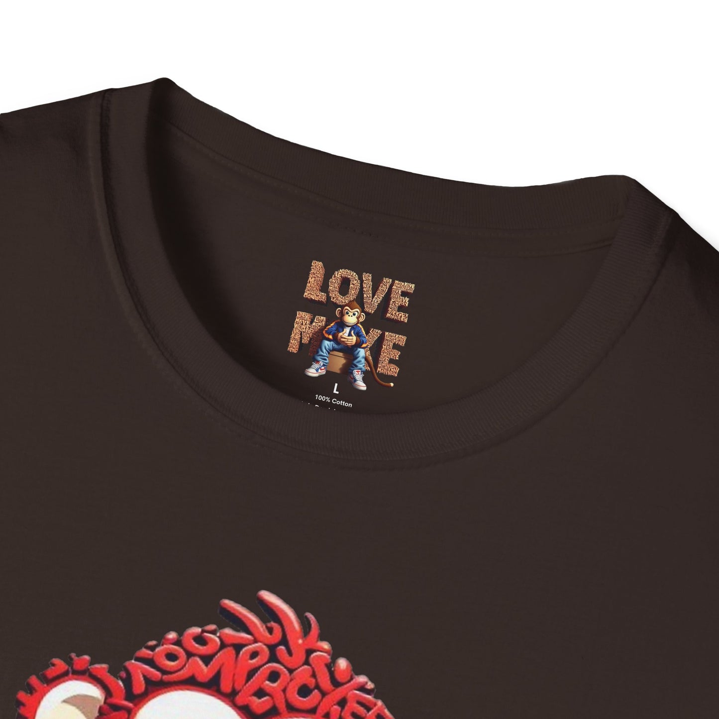 Cool Love Monkey T-Shirt - Stand Out in Style - Perfect for Casual Outfits - Awesome Gift Choice