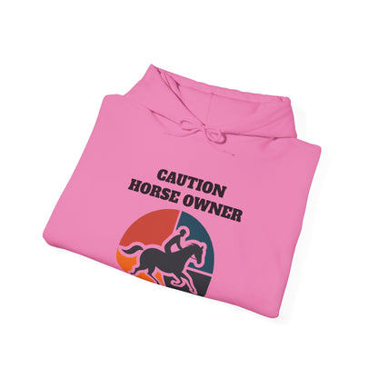 Caution Horse Owner Hoodie - Hooded Sweatshirt