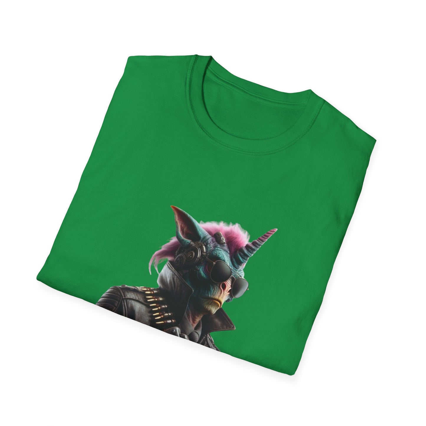 T Shirt Space Unicorn Alien Bounty Hunter - Unique Graphic Tee for Sci-Fi Lovers - Perfect Gift for Geeks