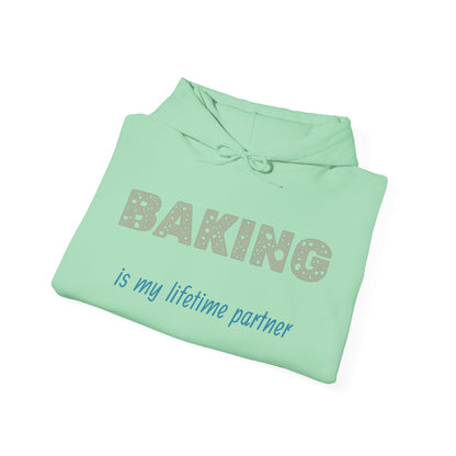 Baking Hoodie - Unisex Heavy Blend™ Hooded Sweatshirt, Comfy Lifetime Baking Partner, Perfect Gift for Bakers