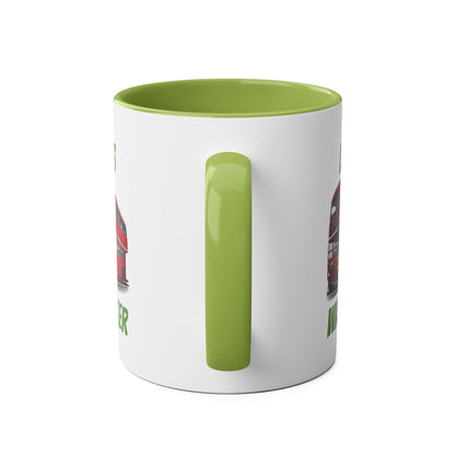 Bus Wanker - Two-Tone Coffee Mugs, 11oz