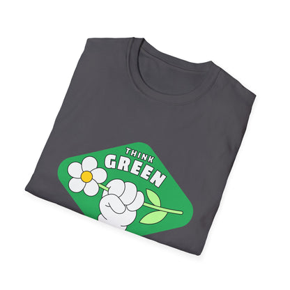 Think Green - T-Shirt - Environmentally Friendly Message