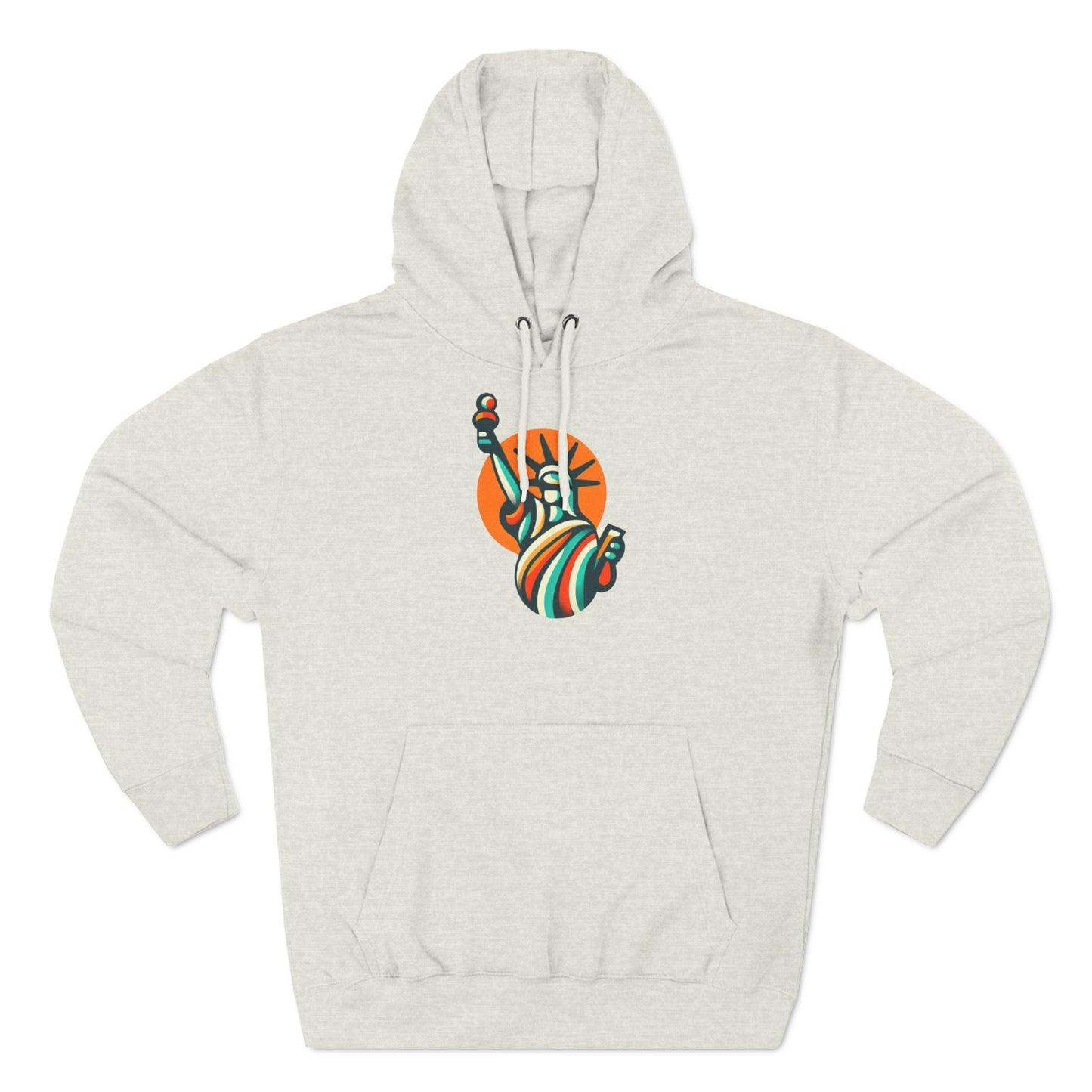 Retro 1970s Statue of Liberty Hoodie - Unisex Casual Wear Sweatshirt - Iconic American Landmark Gift for All Ages