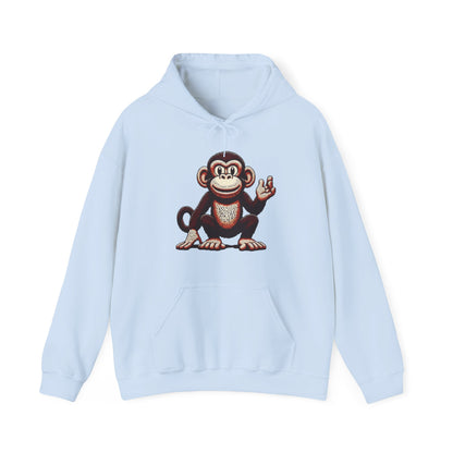 Designer Love Monkey Hoodie - Cool Graphic Animal Top, Ideal for Casual Outfits, Designer Hoodie