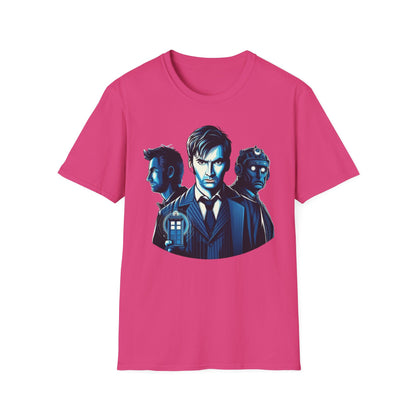 Dr Who Inspired Fan Art T-Shirt, Timeless Whovian Tee, Casual Cosplay Apparel, Unique Sci-Fi Gift