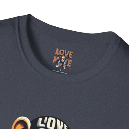 Designer Love Monkey T-Shirt - Cool Graphic Animal Top, Ideal for Casual Outfits, Designer Shirt