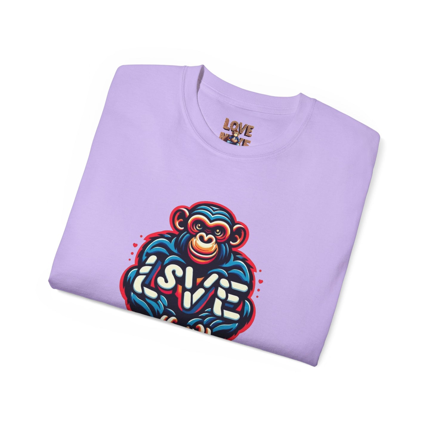 Love Monkey T-Shirt - Trendy Unisex Softstyle Tee for Everyday Style, Ideal Gift for Friends, Family & Loved