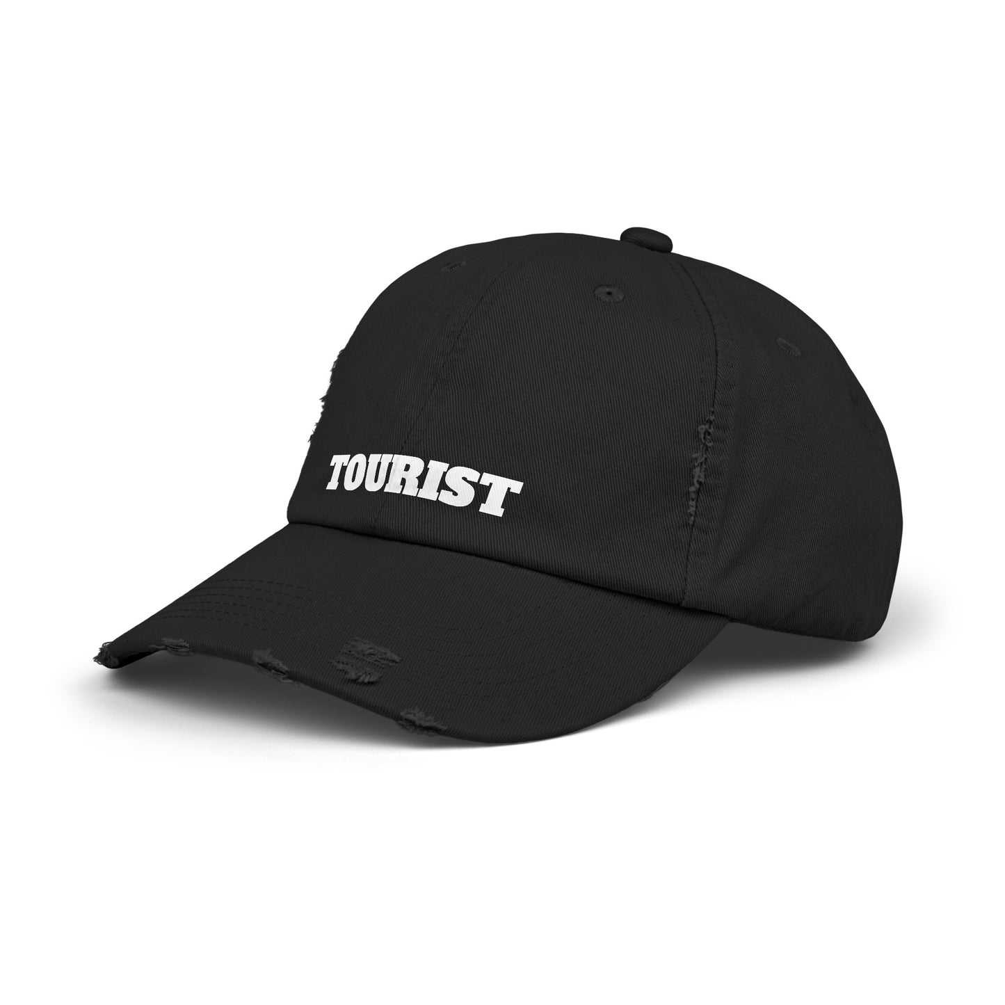 Tourist - Unisex Distressed Cap By Savage Designs