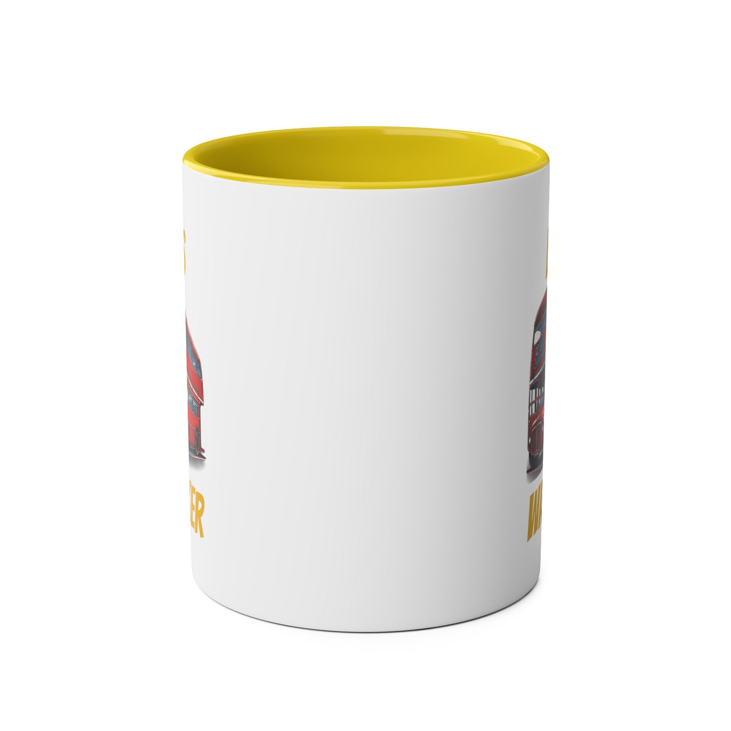 Bus Wanker - Two-Tone Coffee Mugs, 11oz