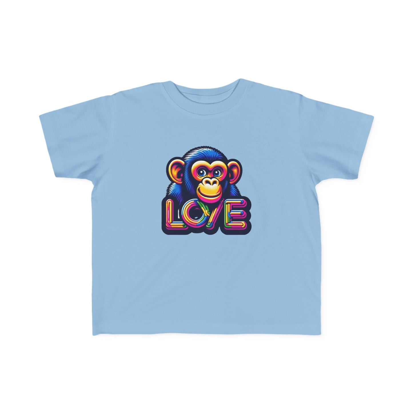 T-Shirt Love Monkey for Toddlers - Adorable Kids Tee for Playtime Fun - Perfect Birthday or Baby Shower Gift