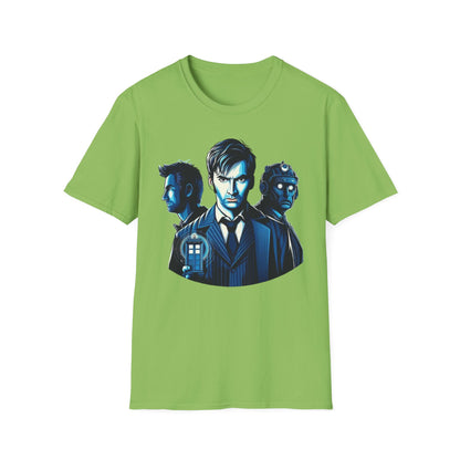 Dr Who Inspired Fan Art T-Shirt, Timeless Whovian Tee, Casual Cosplay Apparel, Unique Sci-Fi Gift