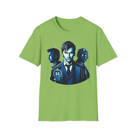 Dr Who Inspired Fan Art T-Shirt, Timeless Whovian Tee, Casual Cosplay Apparel, Unique Sci-Fi Gift