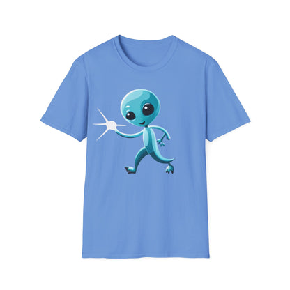 T-Shirt: Fun Loving Alien Design, Unique Graphic Tee for Casual Wear, Perfect Gift for Sci-Fi Fans