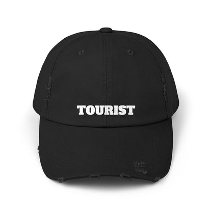 Tourist - Unisex Distressed Cap By Savage Designs