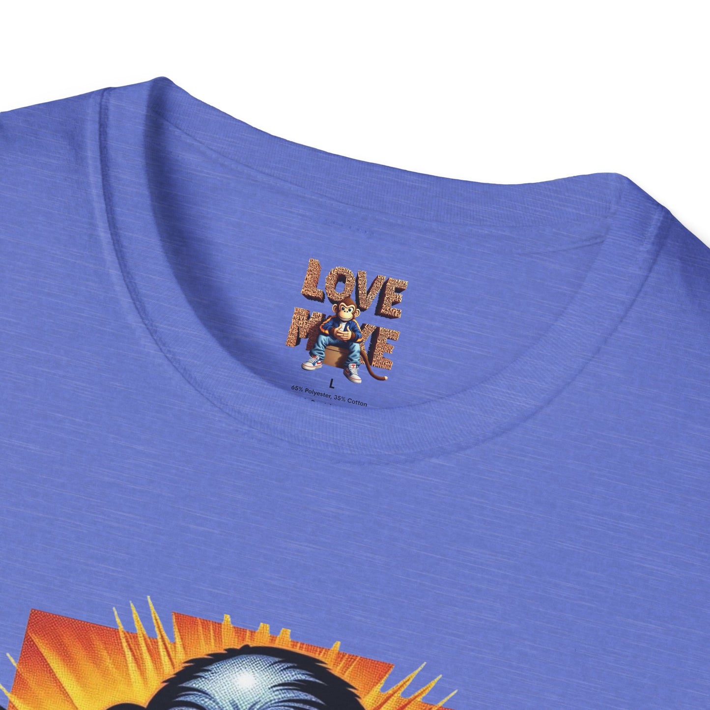 Stylish Love Monkey T-shirt - Stand Out with Funky Design, Perfect for Everyday Wear & Gifting to Fashion Enthusiasts