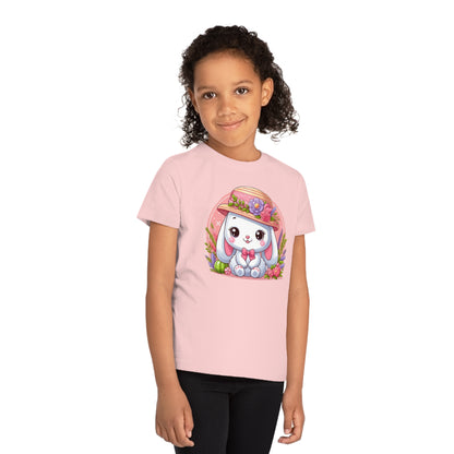 T Shirt: Cute Kids Bunny Rabbit Graphic, Fun & Playful Everyday Wear, Ideal Gift for Animal Lovers