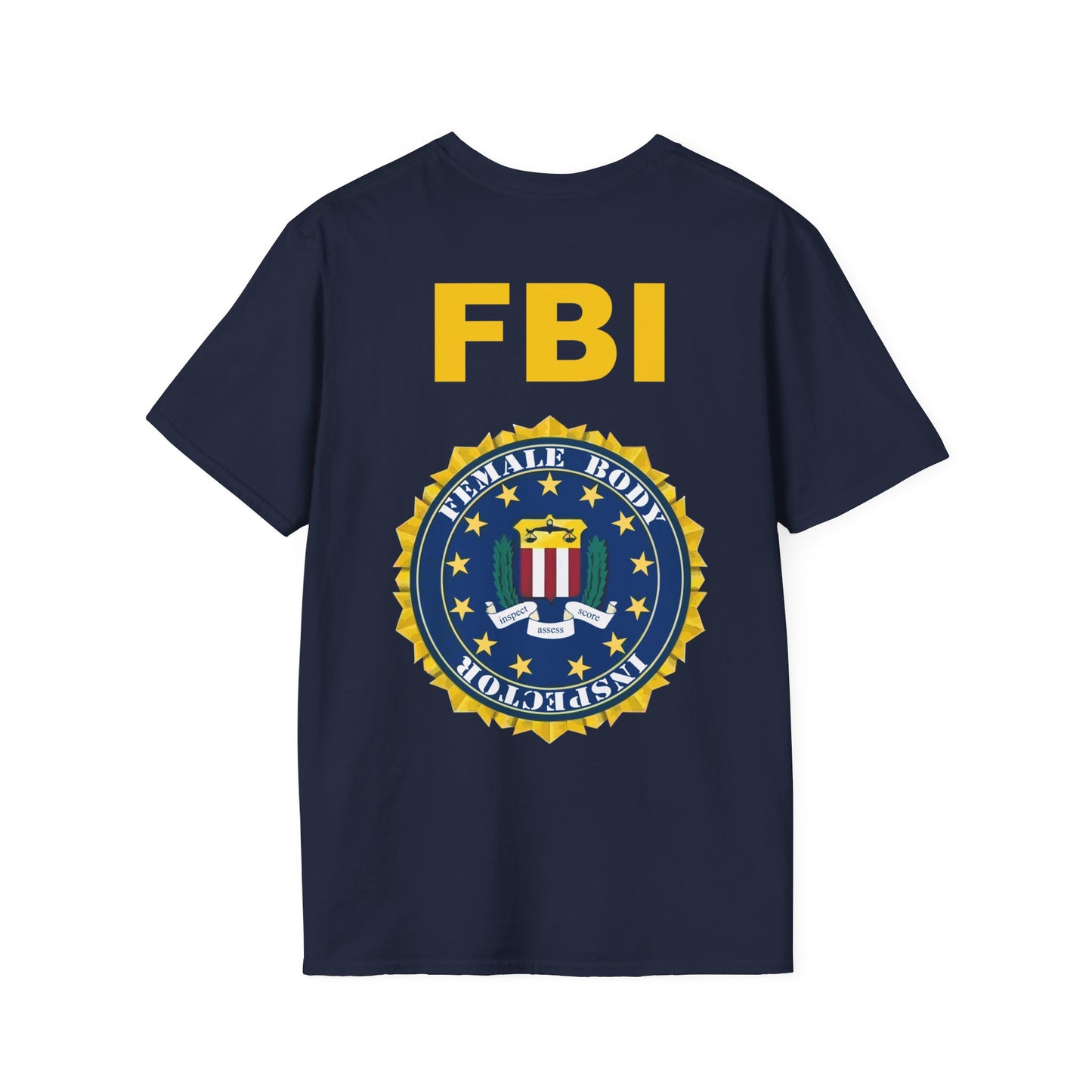 FBI - Female Body Inspector - Semi Realistic Logo