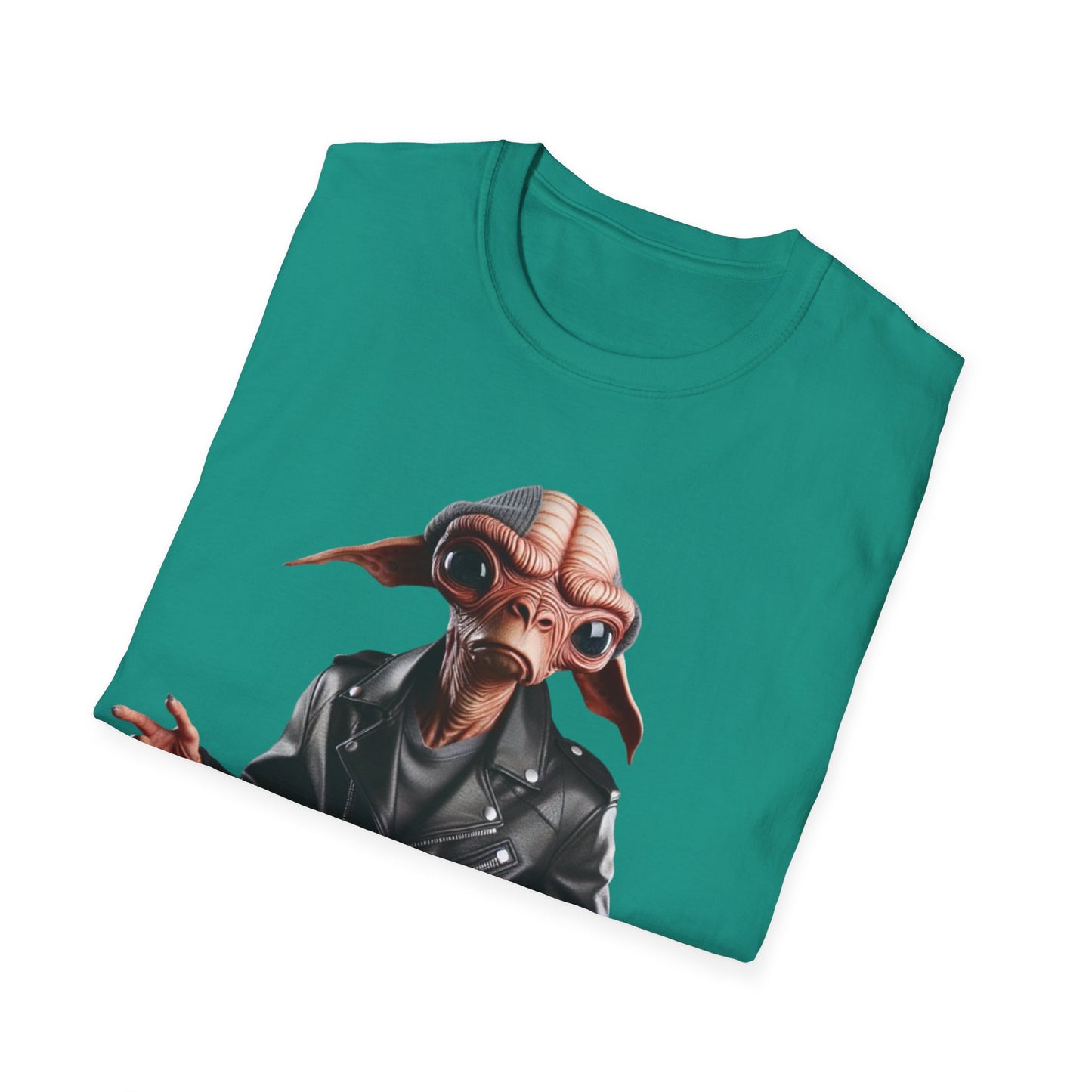 Alien T-Shirt: Humanoid Dog Bounty Hunter Design, Perfect for Sci-Fi Fans & Casual Wear, Unique Gift for Geeks