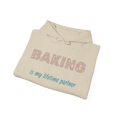 Baking Hoodie - Unisex Heavy Blend™ Hooded Sweatshirt, Comfy Lifetime Baking Partner, Perfect Gift for Bakers