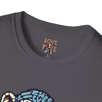 Love Monkey T-Shirt - Unique Designer Graphic Tee, Perfect Casual Wear, Ideal Designer Wear Gift