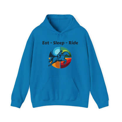 Eat - Sleep - Ride - Horse riding hooded top