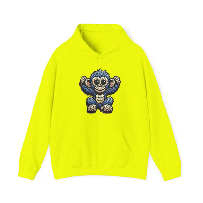 Designer Love Monkey Hoodie - Cool Graphic Animal Top, Ideal for Casual Outfits, Designer Hoodie