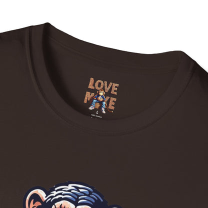 T-shirt Love Monkey Design, Cool & Stylish Tee, Perfect for Casual Wear and a Unique Gift for Friends and Family