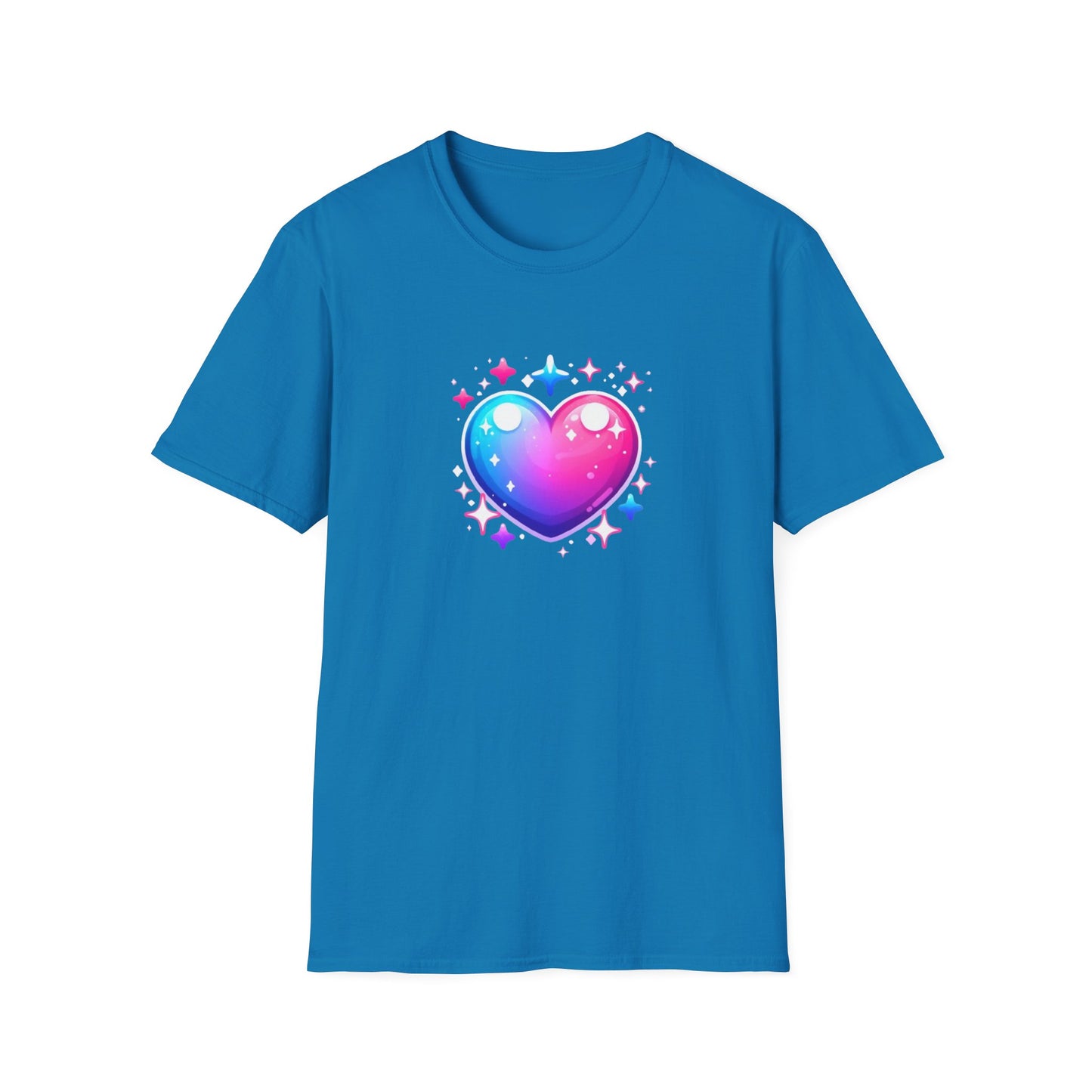 Love Heart T-Shirt, Stylish Unisex Love Symbol Top, Casual Wear for Date Night, Sweetheart Birthday Present