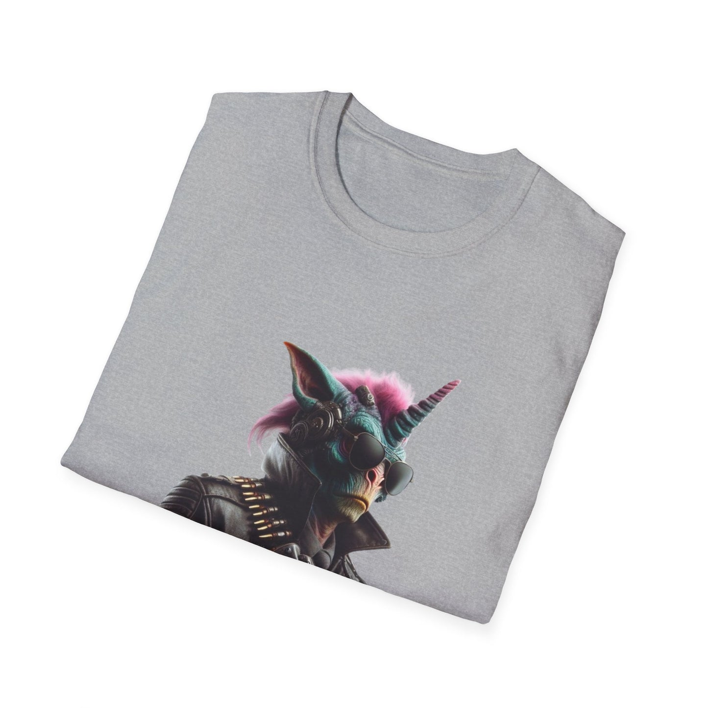 T Shirt Space Unicorn Alien Bounty Hunter - Unique Graphic Tee for Sci-Fi Lovers - Perfect Gift for Geeks