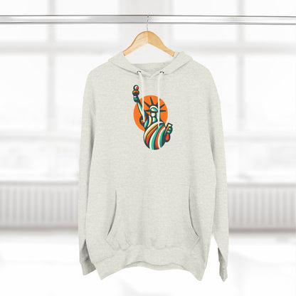 Retro 1970s Statue of Liberty Hoodie - Unisex Casual Wear Sweatshirt - Iconic American Landmark Gift for All Ages