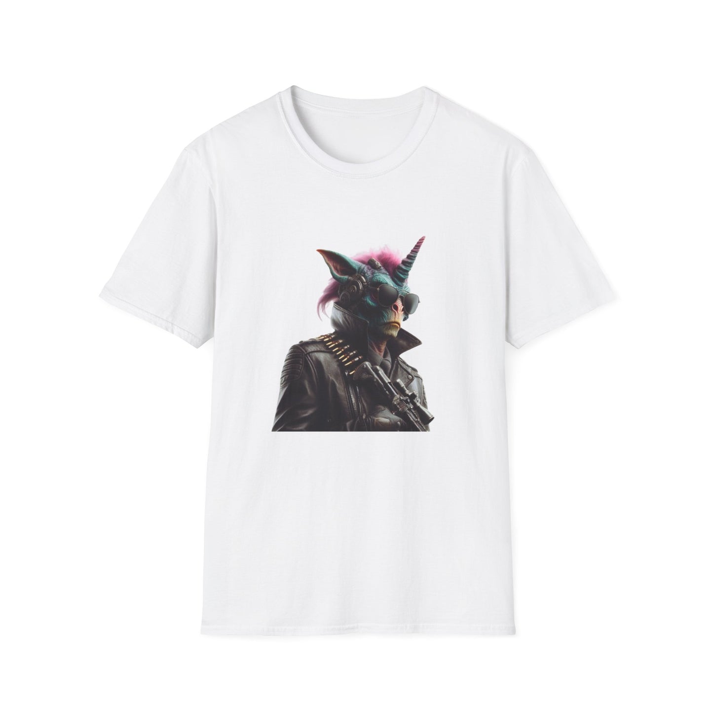 T Shirt Space Unicorn Alien Bounty Hunter - Unique Graphic Tee for Sci-Fi Lovers - Perfect Gift for Geeks