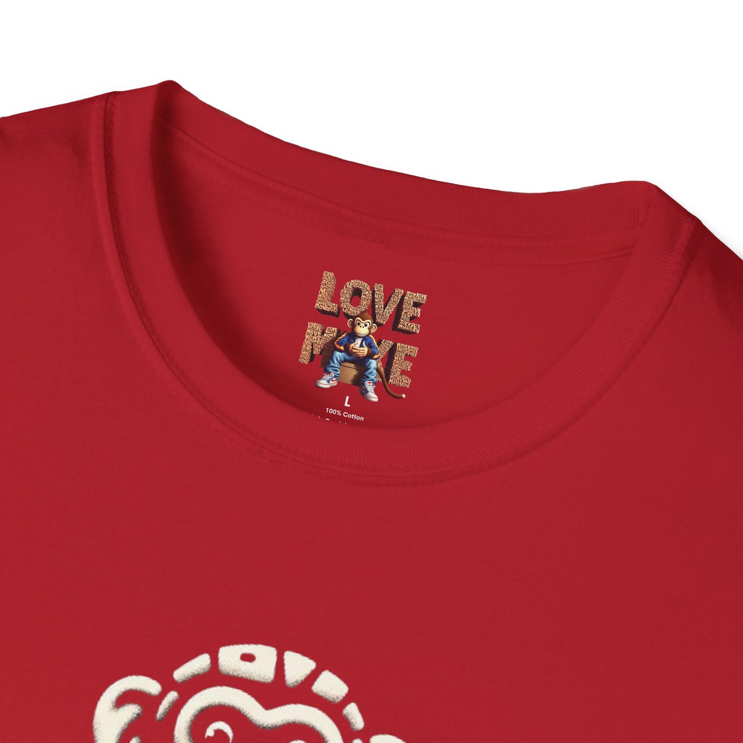 T-shirt - Funky & Stylish Love Monkey Design, Casual Wear for Trendy Fashion Lovers, Perfect Gift for Friends